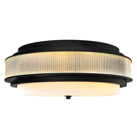 Cwi Lighting Valdivia 5 Light Black Flush Mount 1567C22-5-101